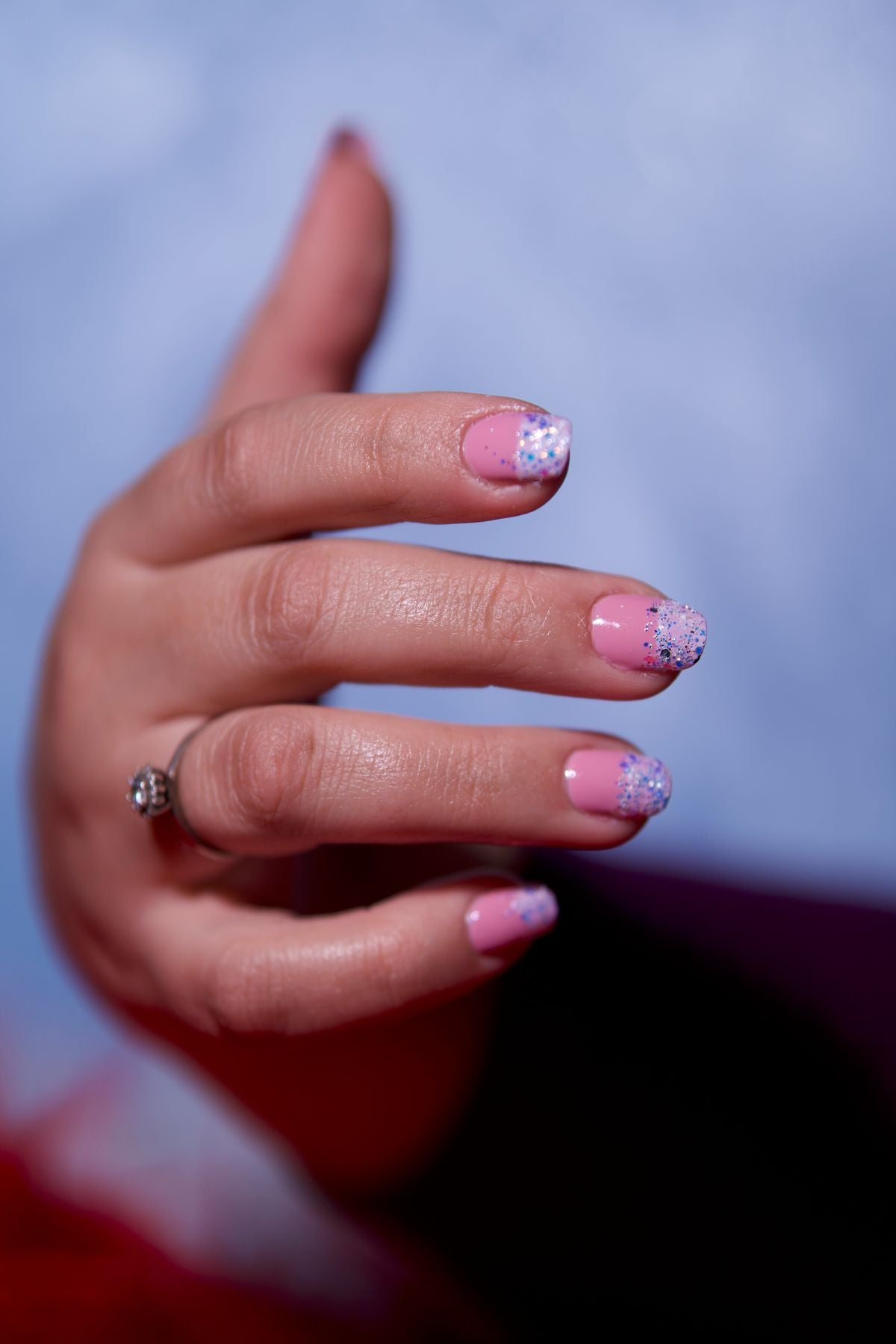 Blush Reverie — Pink Almond Press-On Nails