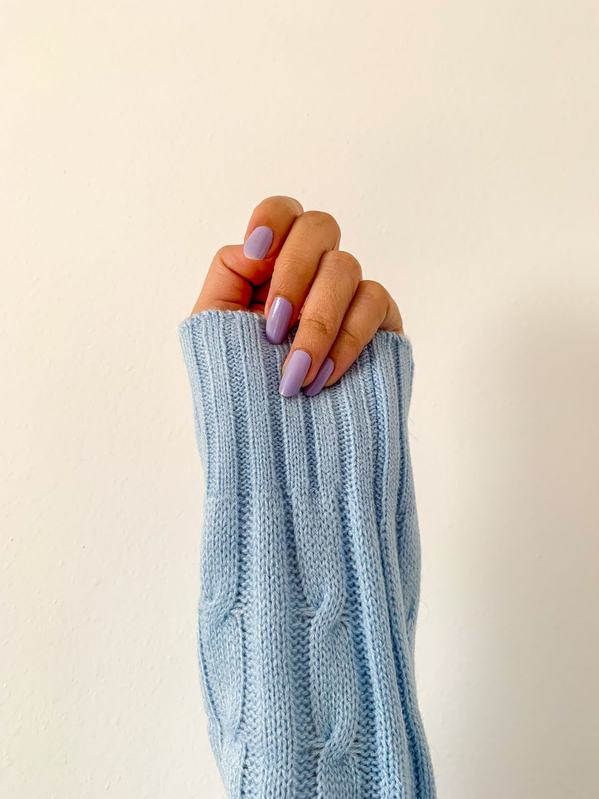 Pastel Alignment — Pink, Green & White Almond Press-On Nails